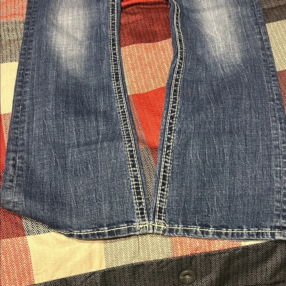 Rock & Roll Cowgirl Blue Boot Cut Jeans - Picture 4 of 7